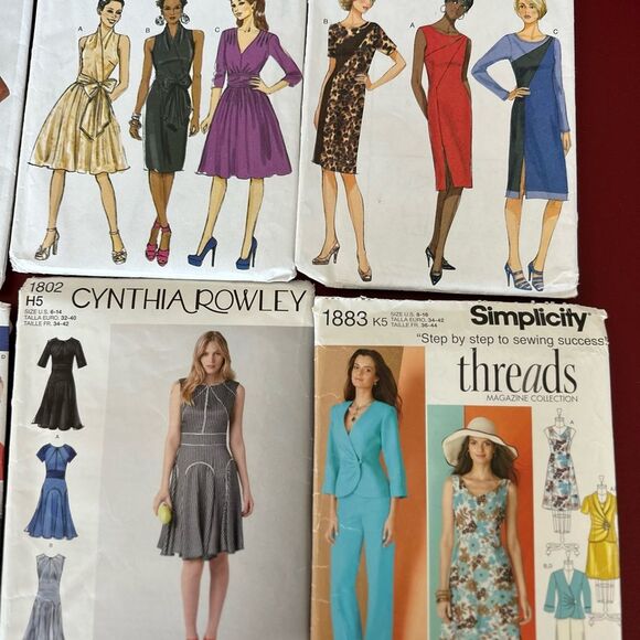 2012 Vogue, Butterick, McCall’s, Simplicity & Kwik Sew Sewing Patterns lot of 12 - Picture 4 of 7